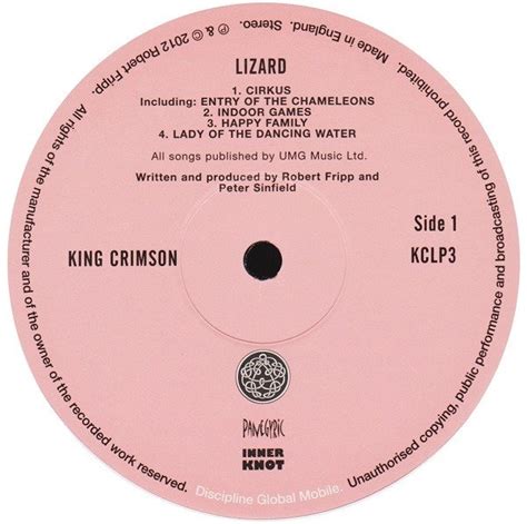 King Crimson Lizard LP Historia Nuestra