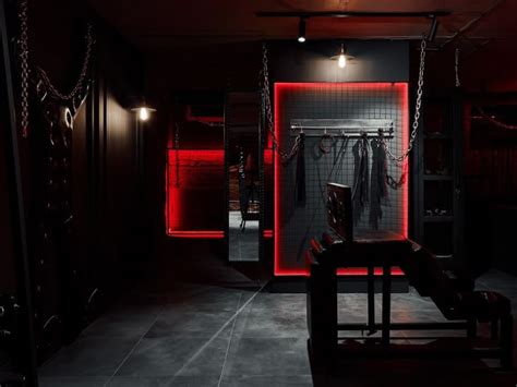 Secret Red Room with Hanging Decor