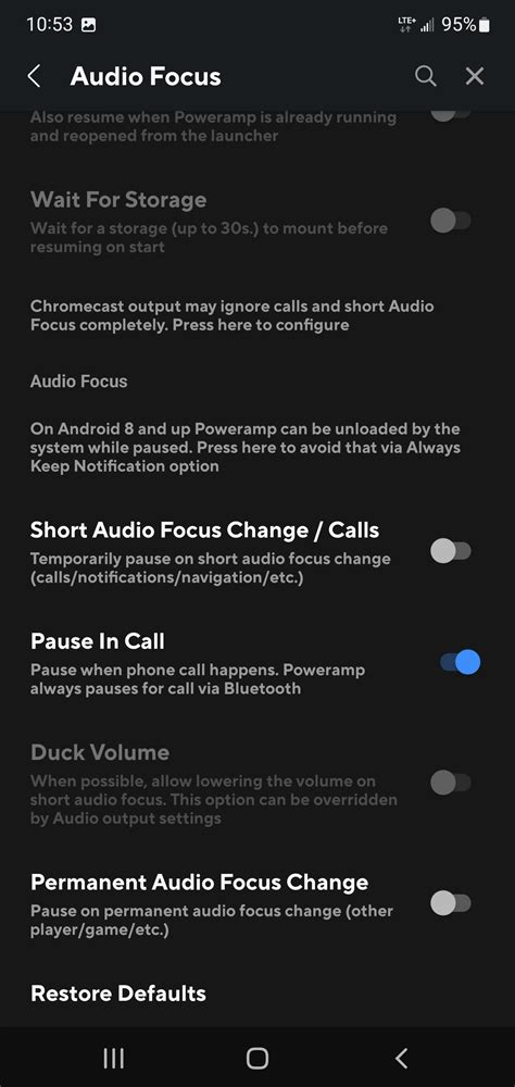 Audio "cuts out" while playing - Poweramp Bug Reports - Poweramp