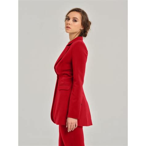 Fierce Red Classic Timeless Blazer | Tia Dorraine | Wolf & Badger
