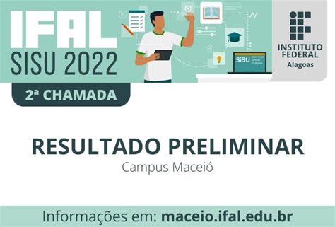 Ifal Maceió publica resultado preliminar para preenchimento de vagas