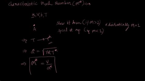 6 Compressible Flow Mach Number Characteristic Mach Number And