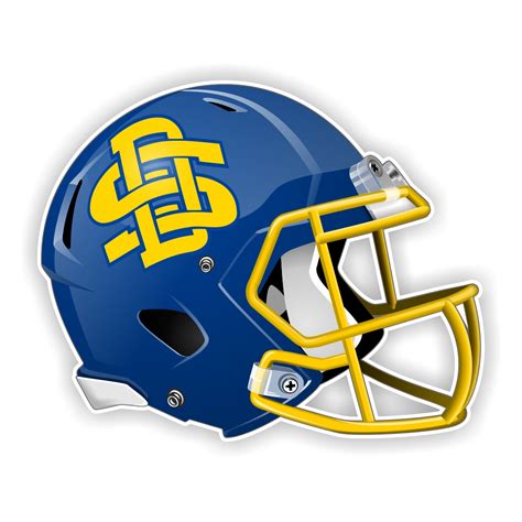 South Dakota Jackrabbits Football Helmet Precision Cut Decal