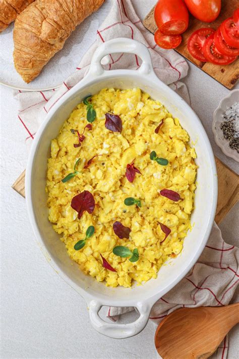 Oven Baked Scrambled Eggs Food Faith Fitness