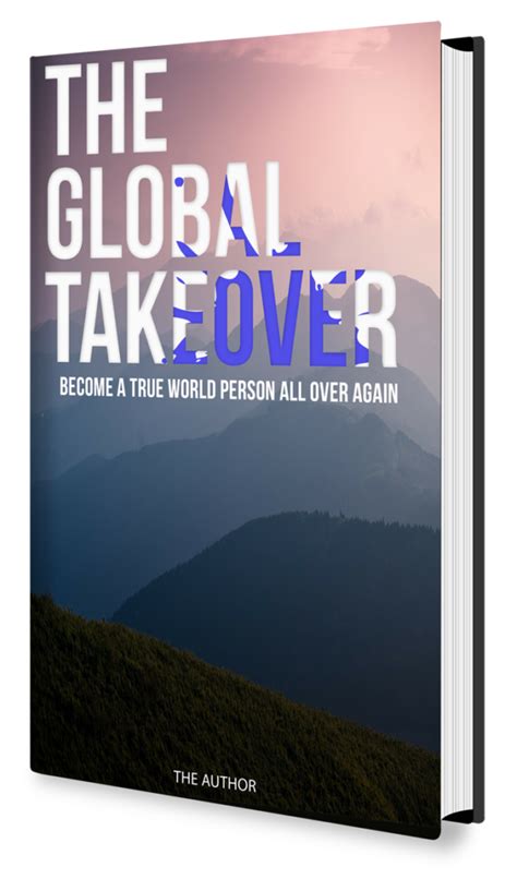 The Global Takeover Book Cover Template - BigProductStore.com