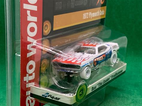 Auto World Iwheels Don Snake Prudhomme Hot Wheels Cuda Fc White