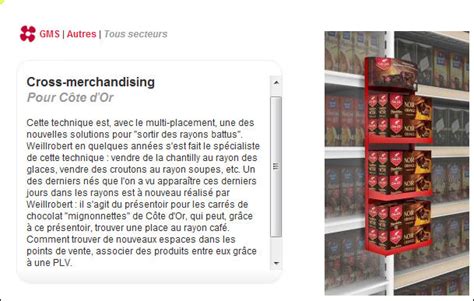 Cross merchandising Définitions Marketing L encyclopédie illustrée