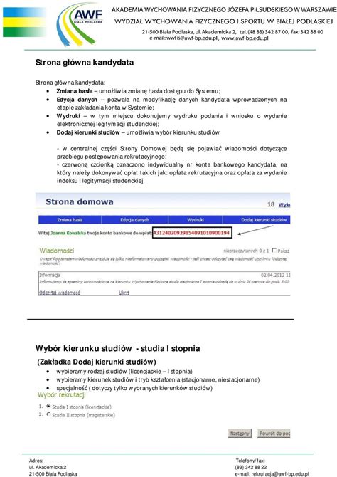 Spis Tre Ci Zawarto PDF Darmowe Pobieranie