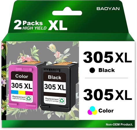 305xl Ink Cartridges Replacement For Hp 305 Ink Cartridges Black And Colour 305 Xl For Hp