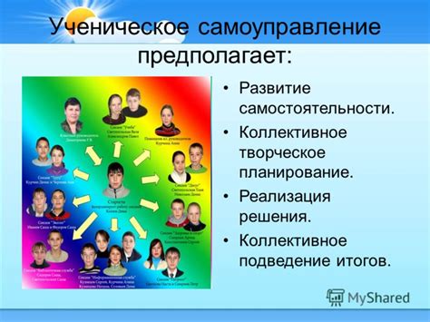 Проект по самоуправлению в школе