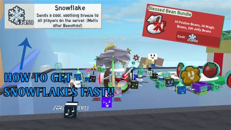 HOW TO GET SNOWFLAKES FAST IN BEE SWARM SIMULATOR YouTube