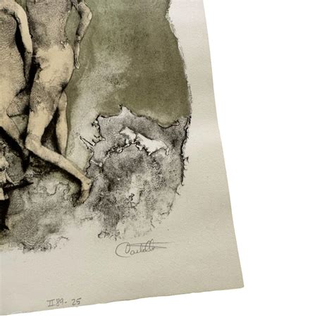 Surreal Federico Castellon Erotica Nude Risqué Signed Numbered Art
