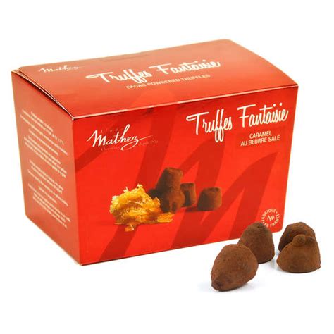 Truffes fantaisie aux éclats de caramel au beurre salé avec arôme