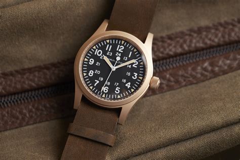 Hamilton Khaki Field Mechanical Bronze 38mm Watch – Windup Watch Shop