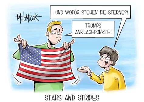 Stars And Stripes Von Mirco Tomicek Politik Cartoon Toonpool