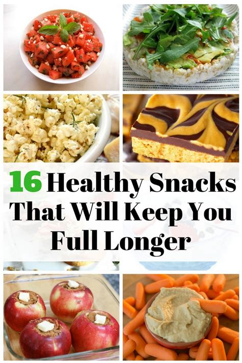 16 Healthy Snacks That Will Keep You Full Longer - The Budget Diet