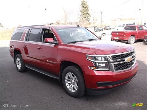 Crystal Red Tintcoat 2015 Chevrolet Suburban Ls 4wd Exterior Photo