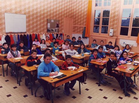 Photo De Classe Classe De Cm De Ecole Champ De Foire Bourbon