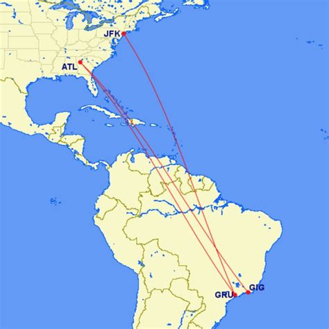 Distancia Do Brasil Para Os Eua - Qual companhia aérea opera o maior número de voos entre Brasil e EUA ...