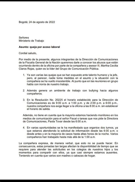 Periodistas De La Fiscalía General De La Nación Denunciaron Acoso