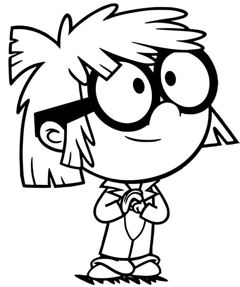 Lisa Loud Coloring Pages Coloringlib