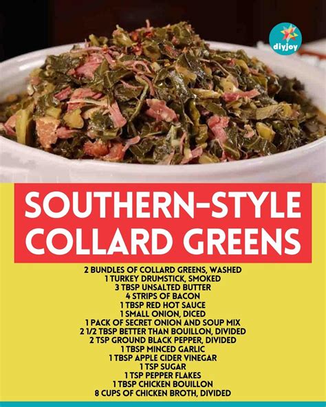 Southern Style Collard Greens Recipe