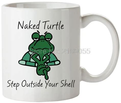 Naked Turtle Personalized Coffee Cups Travel Mug Funny Coffee Mug In