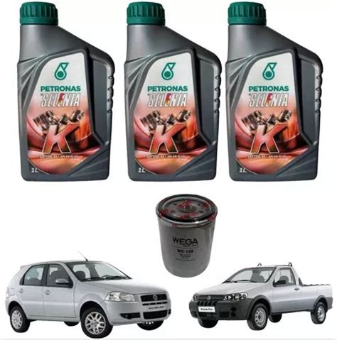 Kit Revisão Troca Óleo Fiat 15w40 Selenia E Filtro Original Frete grátis