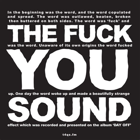 The Fuck You Sound T QS DEEP SCRATCH REMIX
