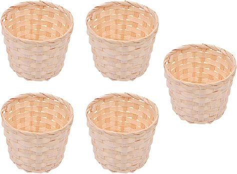 Buy Happyyami 5Pcs Miniature Basket Empty Gift Baskets To Fill Mini