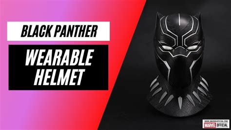 Black Panther Wearable Helmet Prop Replica YouTube