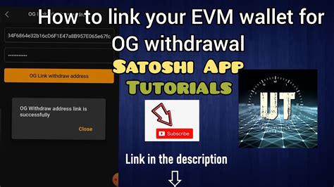 How To Link Evm Wallet To Satoshi App For Og Withdrawal Step By Step