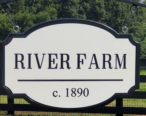 Outdoor Custom Farm Name Signs Personalized PVC Address Sign Historic Property Signage - Etsy