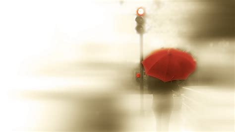 1920x1080 Traffic Light Girl Style Umbrella Coolwallpapers Me