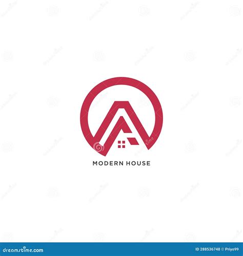 Modern House Logo Design Vector with Creative Concept Stock Vector ...