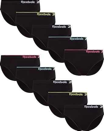 Amazon Reebok Ropa Interior De Bikini Para Mujer Paquete De Calzones De Bikini