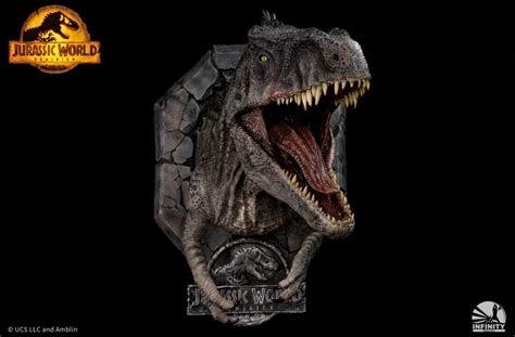 Giganotosaurus Jurassic World Dominion Wall Mounted B Ste Piece