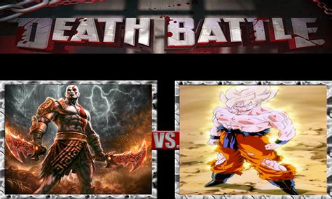 Kratos vs. Goku by ScarecrowsMainFan on DeviantArt