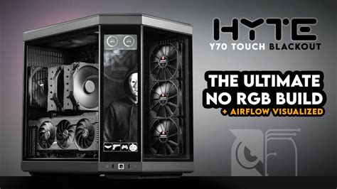 Air Cooled Hyte Y Touch All Black No Rgb Gaming Pc Build