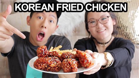 Korean Fried Chicken Mukbang Sweet And Spicy Eating Show Youtube