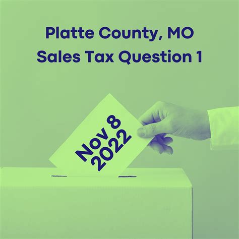 Platte County Sales Tax Question