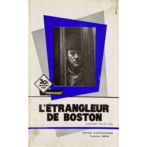 BOSTON STRANGLER French Movie Poster - 6,3x9,5 in. - 1968 8p