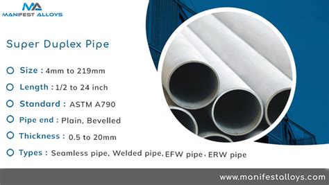 Super Duplex Pipe SDSS Seamless Welded Pipes Supplier In India