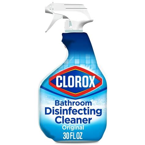 Clorox Disinfecting Bathroom Cleaner Spray Bottle 30 Ounces 30 Fl Oz