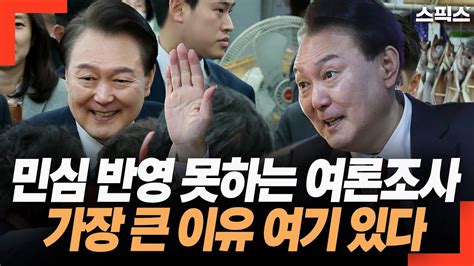 핫토막 윤석열 대통령 지지율 오른다 보수언론 총결집해 윤석열과 국힘 문제점 외면하고 민주당 공천 문제만 부각 한겨레