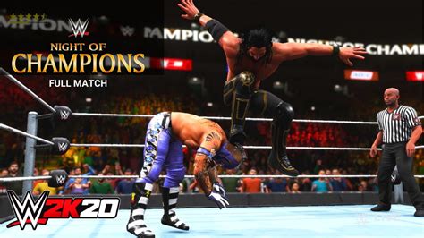 WWE 2K20 Rey Mysterio Vs Seth Rollins Universal Title No Holds