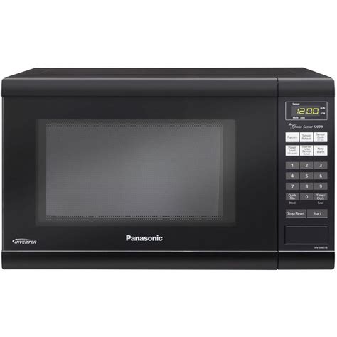 Panasonic 1.2-cu ft 1,200-Watt Countertop Microwave (Black) at Lowes.com