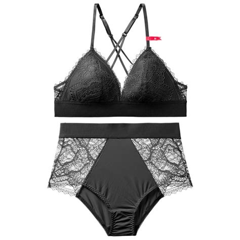 Termezy 2019 New Women Underwear Bralette Fashion Lace Jacquard Bra Set