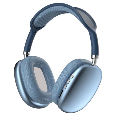 Casque Sans Fil P9 Plus Avec Emplacement Carte Memoire Bleu