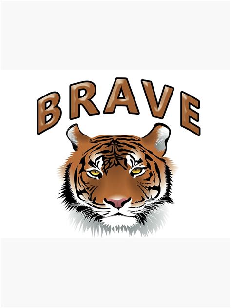 BRAVE Designed By Ibrahim Omran46 Sticker By Ibrahim Omran46